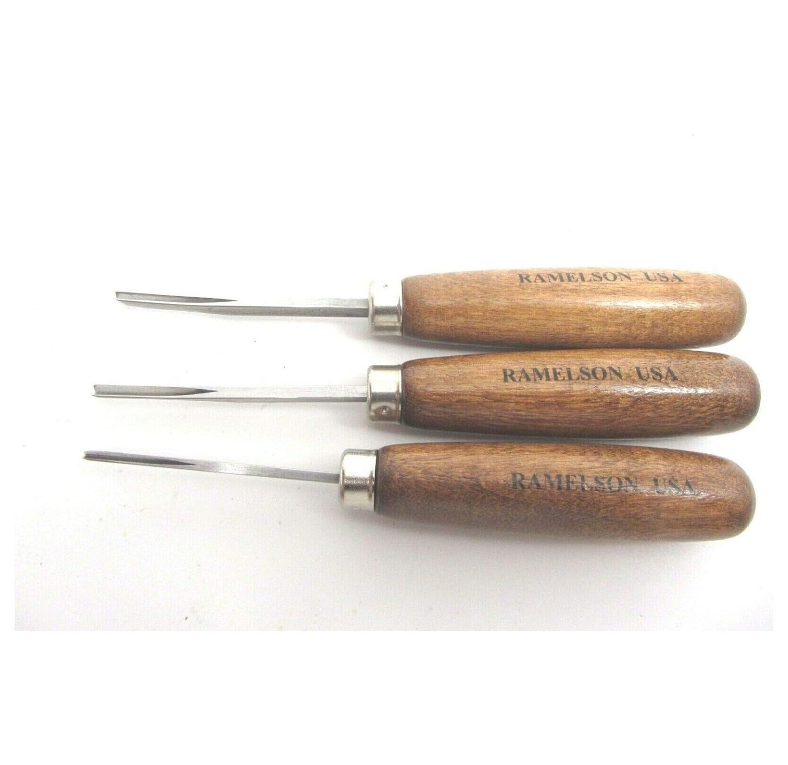 3 Ramelson Bent Veiner Line 60 Degree V Checkering Wood Carving Hand