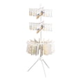 thumbnail image 1 of 3 Rank Pliable Rustless Drying Rack with Disks and Fasteners for Large Capacity Clothes Drying Excellent for Small Spaces and Households, 1 of 8