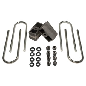 3" Rear Block & U-Bolt Kit for 87-01 Cherokee 4WD w/3.25" Rear Tuff Country Fits select: 1997 JEEP CHEROKEE SPORT, 1996 JEEP CHEROKEE SPORT/CLASSIC