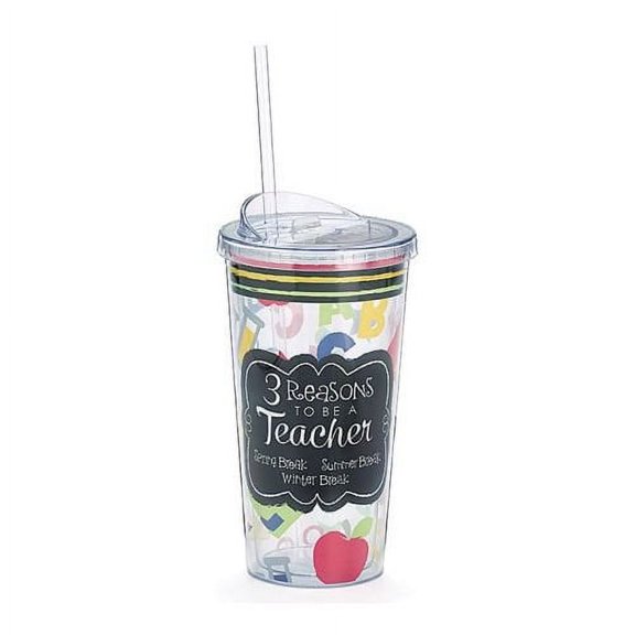 3 Reasons To Be A Teacher 20 oz Travel Cup