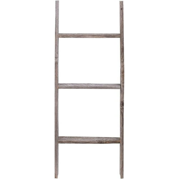 3' Reclaimed Barnwood Rustic Ladder
