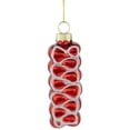 thumbnail image 1 of 3" Red Ribbon Candy Glass Christmas Ornament, 1 of 6