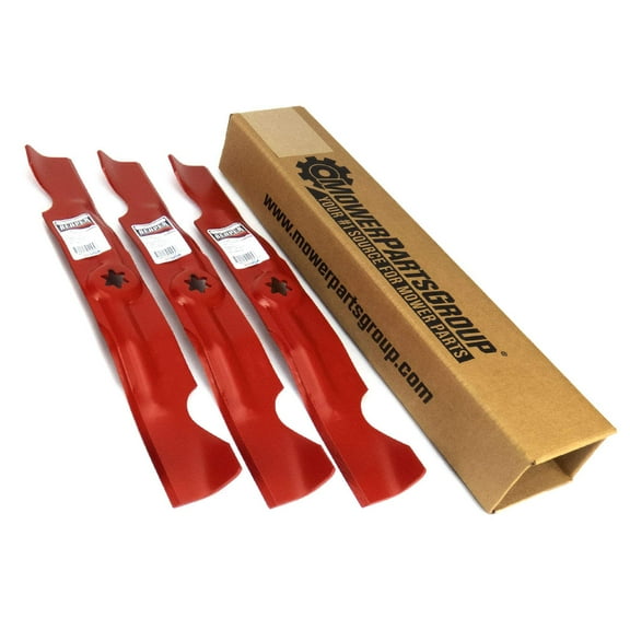 (3) Replacement Blades Compatible With Cub Cadet 50" LTX SLTX SLT 742-04053