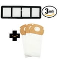 thumbnail image 1 of 3 Replacement Eureka AirSpeed AS1052AX Vacuum Bags & 3 HEPA Filter - Compatible Eureka AS Vacuum Bag & EF-6 Filter, 1 of 4