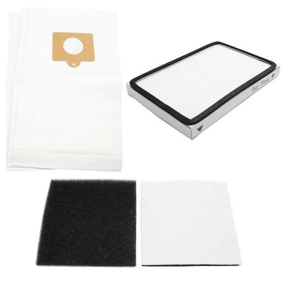 3 Replacement Kenmore 11625615500 Vacuum Bags, 1 HEPA Filter & 1 Foam Filter - Compatible Kenmore 50558, 5055, 50557, Type C Vacuum Bags; 86889, EF-1 Filter & 86883, CF-1 Filter