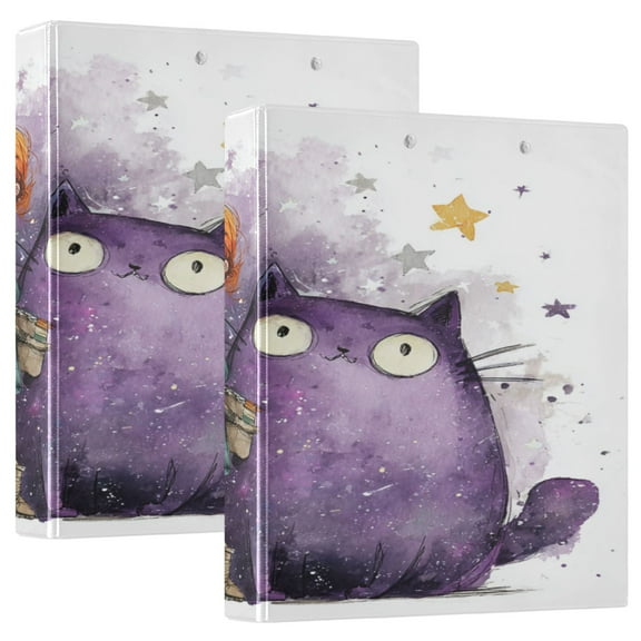 3 Ring Binder 1.5 inch Round Rings with Interior Pockets Binders Organizer Office School 1Pack Creator Of Magic