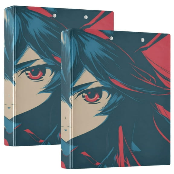 3 Ring Binder 1.5 inch Round Rings with Interior Pockets Binders Organizer Office School 1Pack Fox Messenger