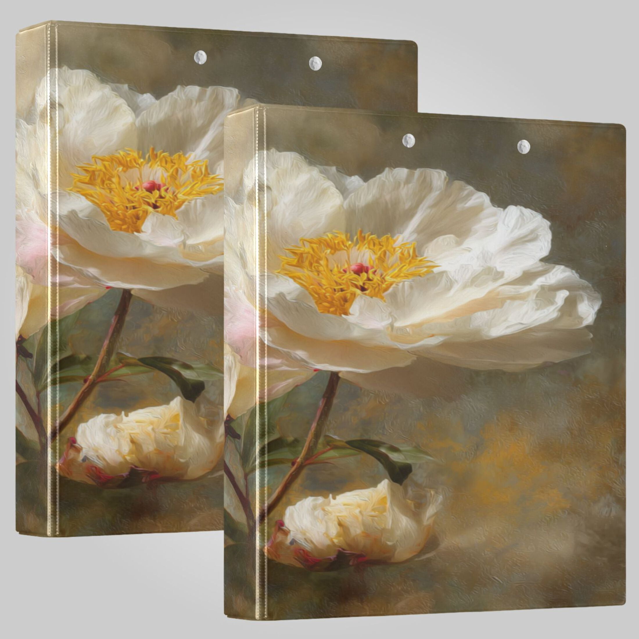 3 Ring Binder 1.5 inch Round Rings with Interior Pockets Binders ...