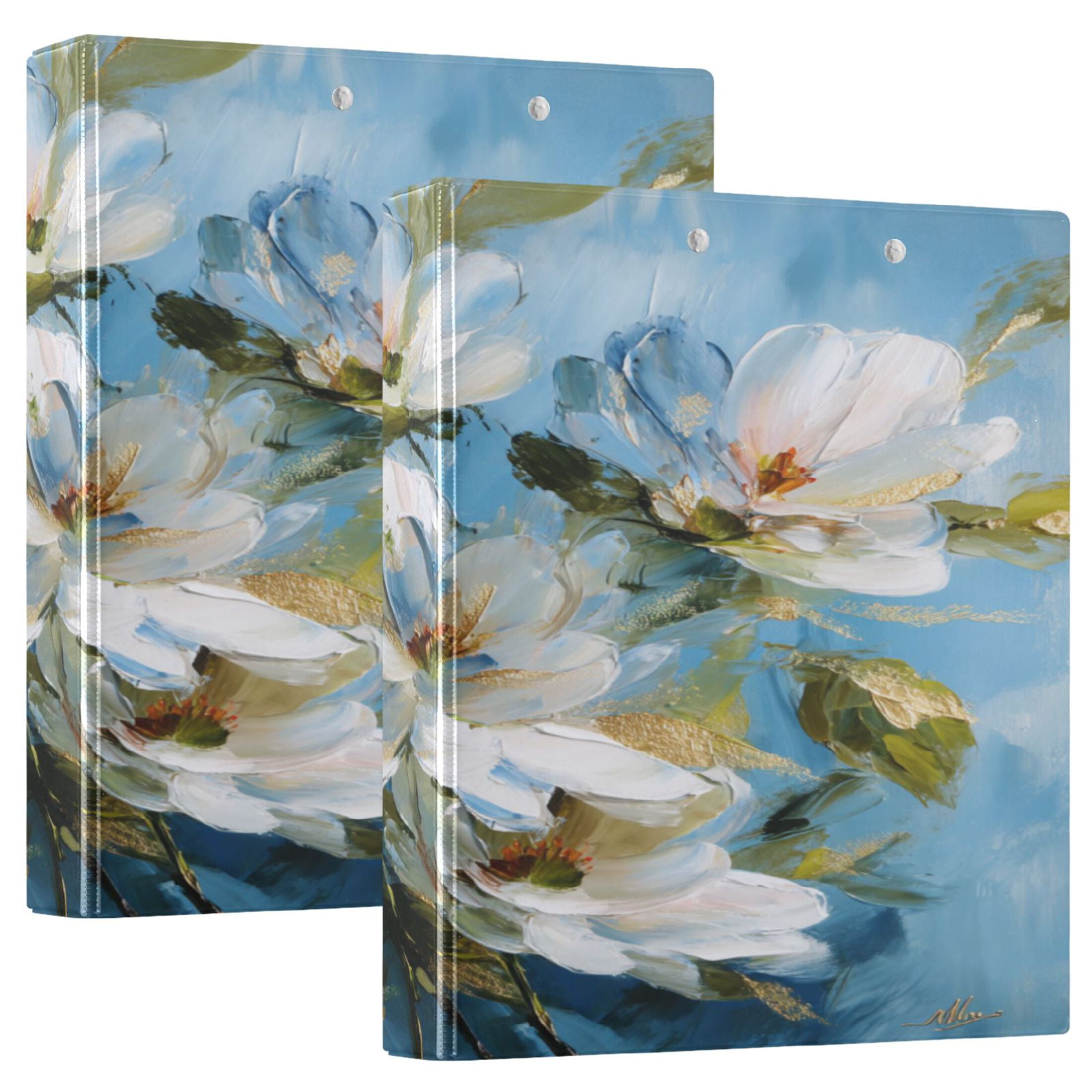 3 Ring Binder 1.5 inch Round Rings with Interior Pockets Binders ...