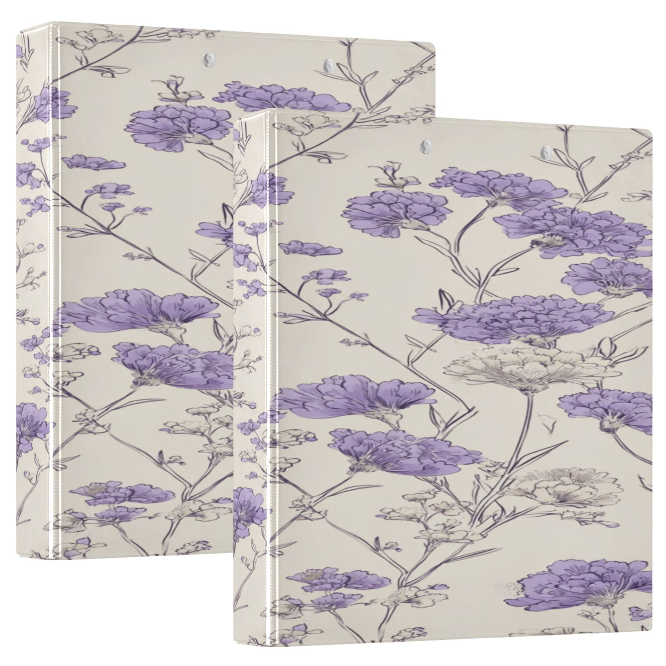 3 Ring Binder 1.5 inch Round Rings with Interior Pockets Binders ...