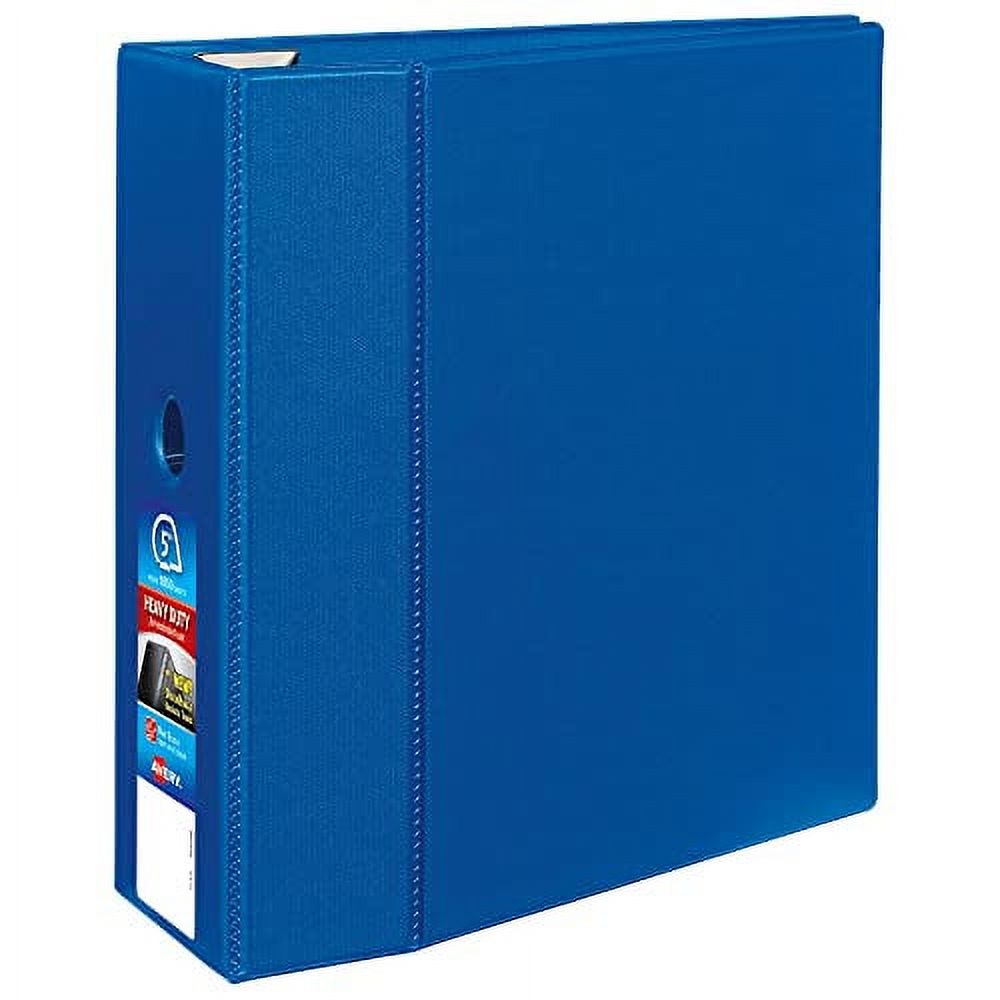 3 Ring Binder, 5 Inch EZD Rings, 2.3/4.8 Inch Spine, 1 Blue Binder