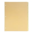 thumbnail image 1 of 3 Ring Binder Dividers with 8-Tabs, Letter Size PP Binder Dividers, Thickened Plastic Index Dividers, Flexible Crack-Proof Waterproof Index Divider Sheets, Page Divider Sheets for Document Sorting, 1 of 6