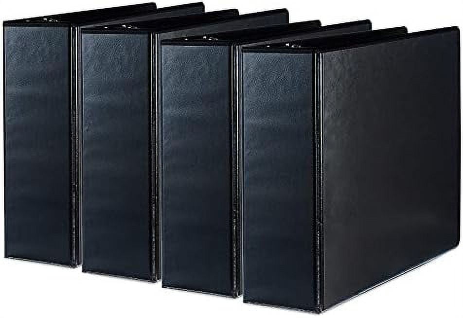 3 Ring Binder, Duty Professional D Ring Binders, 4 Inch Binder, Large