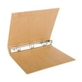 thumbnail image 1 of 3 Ring Binder Folio 8.3x11.0in Retro Kraft Paper Style Strong Copper File Folder for Documents Papers Books, 1 of 1