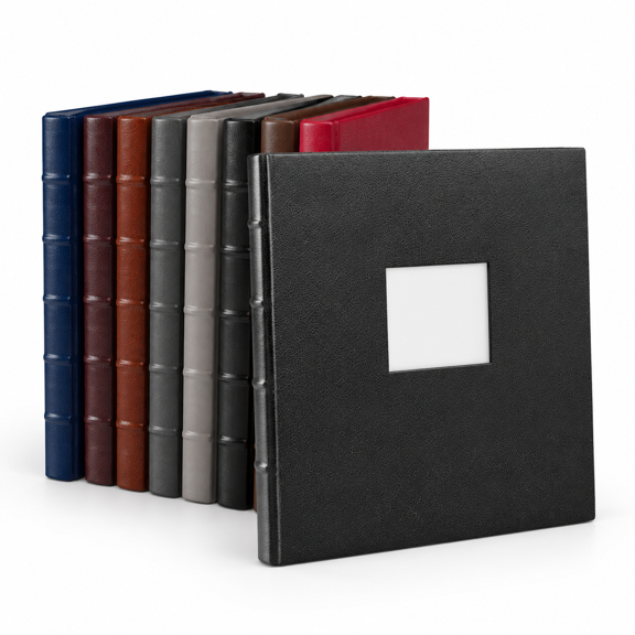 3 Ring Binder With Plastic Sleeves Includes 10 Sheets Sheet Size: 8.5" X 11" - Presentation Rings Window And Hubbed Thick: 0.75"