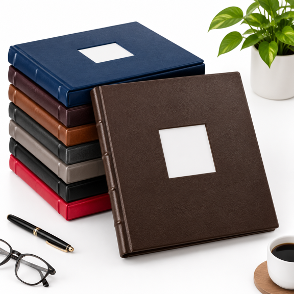 3 Ring Binder With Plastic Sleeves Includes 10 Sheets Sheet Size: 8.5" X 11" - Presentation Rings Window And Hubbed Thick: 1.25"