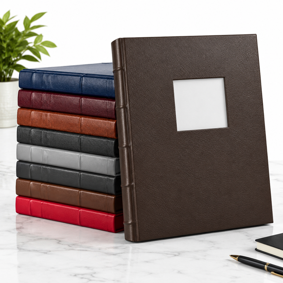 3 Ring Binder With Plastic Sleeves Includes 10 Sheets Sheet Size: 8.5" X 11" - Presentation Rings Window And Hubbed Thick: 1.25"