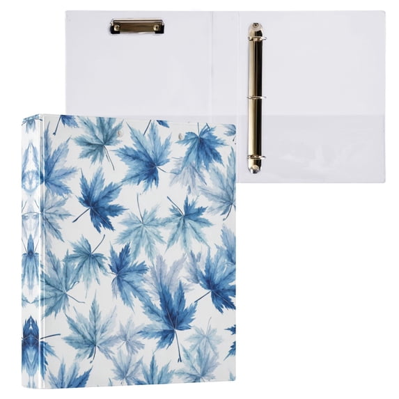 3 Ring Binder with Flattened Metal Clip 1.5