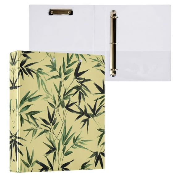 3 Ring Binder with Flattened Metal Clip 1.5