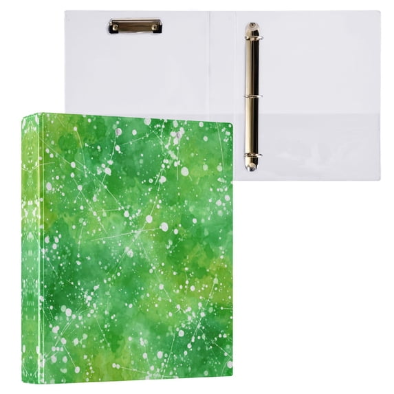3 Ring Binder with Flattened Metal Clip 1.5