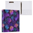 3 Ring Binder with Flattened Metal Clip 1.5