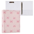 3 Ring Binder with Flattened Metal Clip 1.5