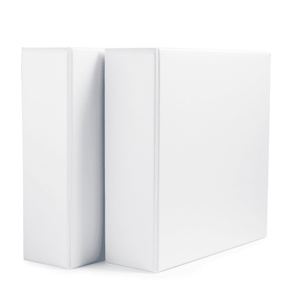 3 Ring Binders, 3 Inch, 2 Pack, D-Ring Organizer for School, Home