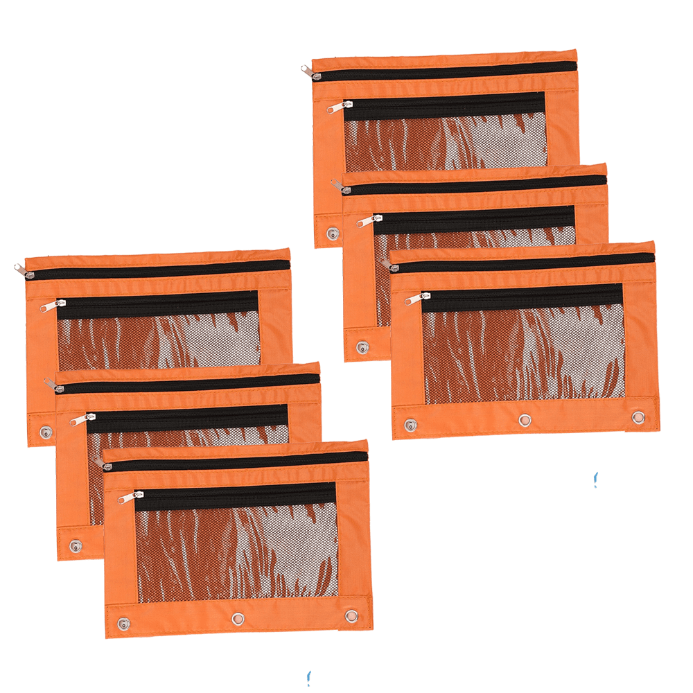 FASIAOU 3-Ring Pen Pencil Pouch With Clear Window Stationery Bag Binder Case Classroom Organizers Black 911a0810 3e8b 417a 9cda Fe34a2210e46.247b638adca9cf2d971e358ed440bb80 - View #4