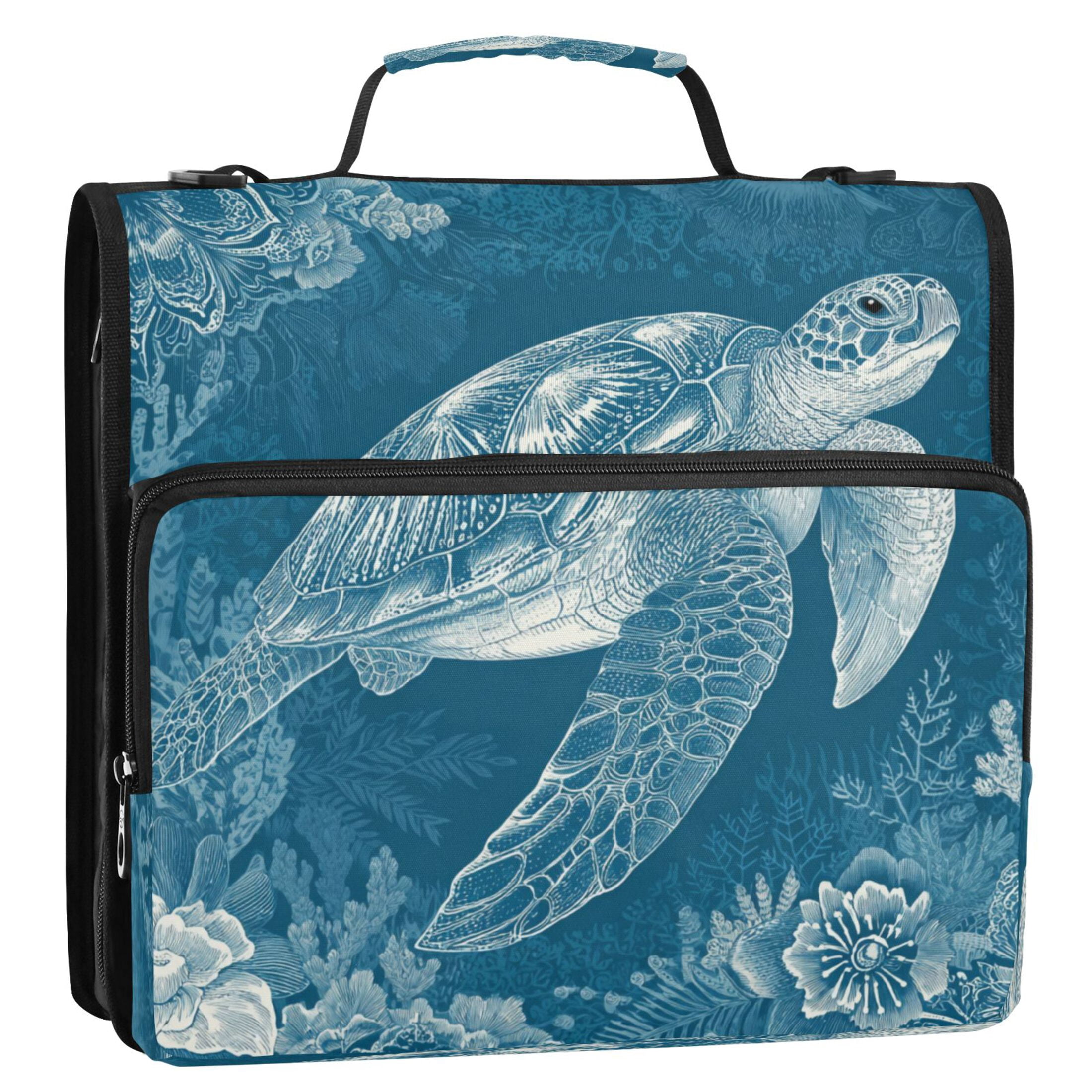 3 Ring Zipper Binder Stationery Organizer for Study Work Home Travel ...