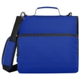 thumbnail image 1 of 3 Ring Zipper Binder with Shoulder Strap Waterproof Trapper Keeper 1.5 Inch D-Ring 500 Sheets Capacity Dark Blue, 1 of 8
