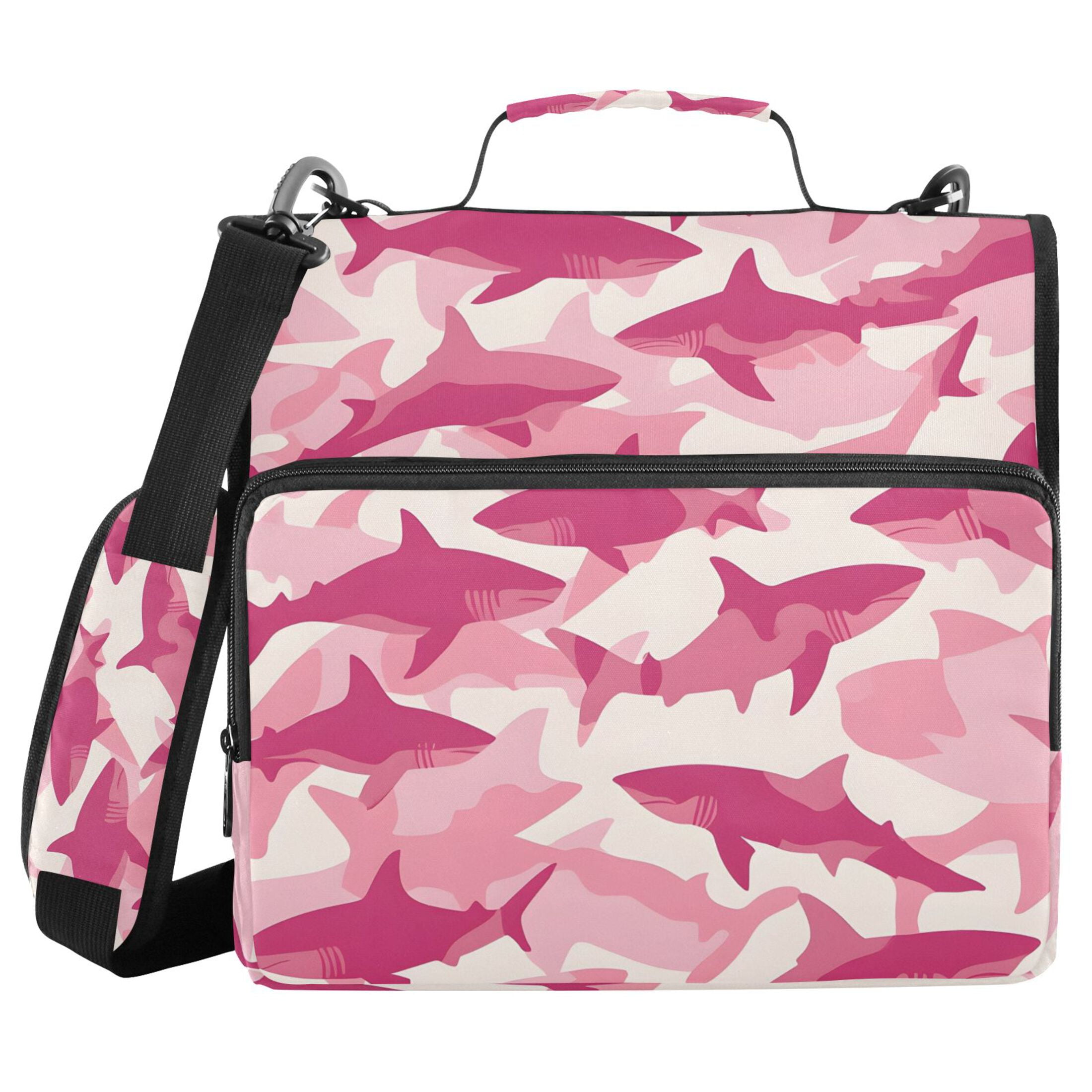 3 Ring Zipper Binder with Shoulder Strap Waterproof Trapper Keeper 1.5 ...