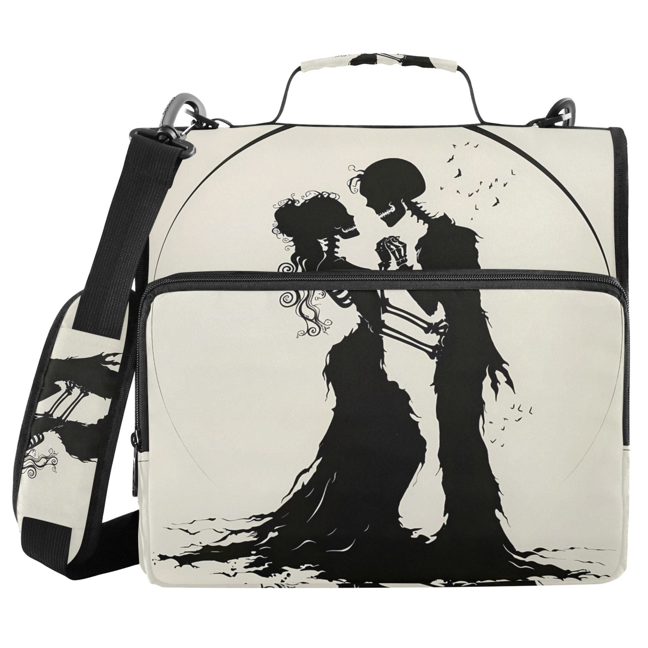 3 Ring Zipper Binder with Shoulder Strap Waterproof Trapper Keeper 1.5 ...