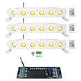 thumbnail image 1 of 3) Rockville BEST STRIP 60 White Rechargeable Light Bars+Wireless DMX Controller, 1 of 13