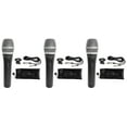 thumbnail image 1 of 3 Rockville RMP-XLR Dynamic Cardioid Pro Microphones + 10' XLR Cables+3 Clips, 1 of 9