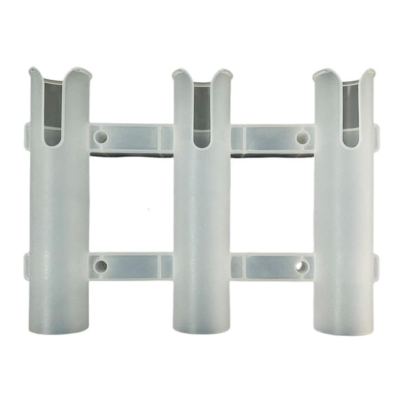 3 Rod Tube Link Fishing Rod Racks Boats Fishing Rod Frame Bracket Plastic Tube Poles Holder Bracket Fishing Tackle Tool