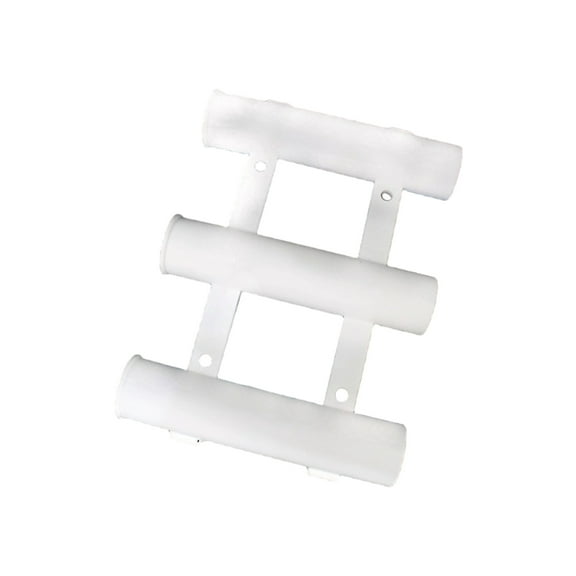3 Rod Tube Link Fishing Rod Racks Boats Fishing Rod Frame Bracket Plastic Tube Poles Holder Bracket Fishing Tackle Tool