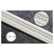 Orchip 3 Roll Self Adhesive Flexible Foam Molding Trim Wallpaper 90" x 3"