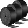 thumbnail image 1 of 3 Roll Belt Strips Flat Leather Shoulder Straps Single Sided Faux for DIY Art Craft Projects, 1 of 4