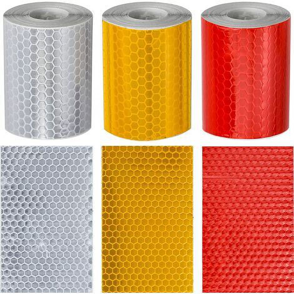 3 Roll Reflective Adhesive Tape 3m x 50mm SelfAdhesive Reflective Tape