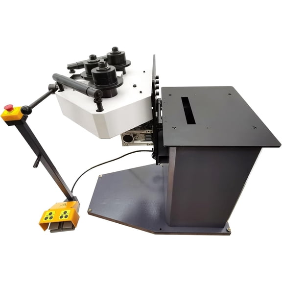 3 Roller Steel Round Bar Bender Metal Profile Bending Rolling Machine 220V 3PH