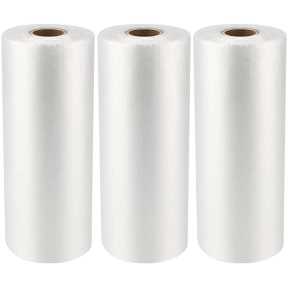 3 Rolls 10 x 14 Inch Clear Plastic Food Roll Bags, 1500 Bags Vegetable Bag Roll, Fresh Preservation Bag for Fruits, Vegetable, Bread$$Other