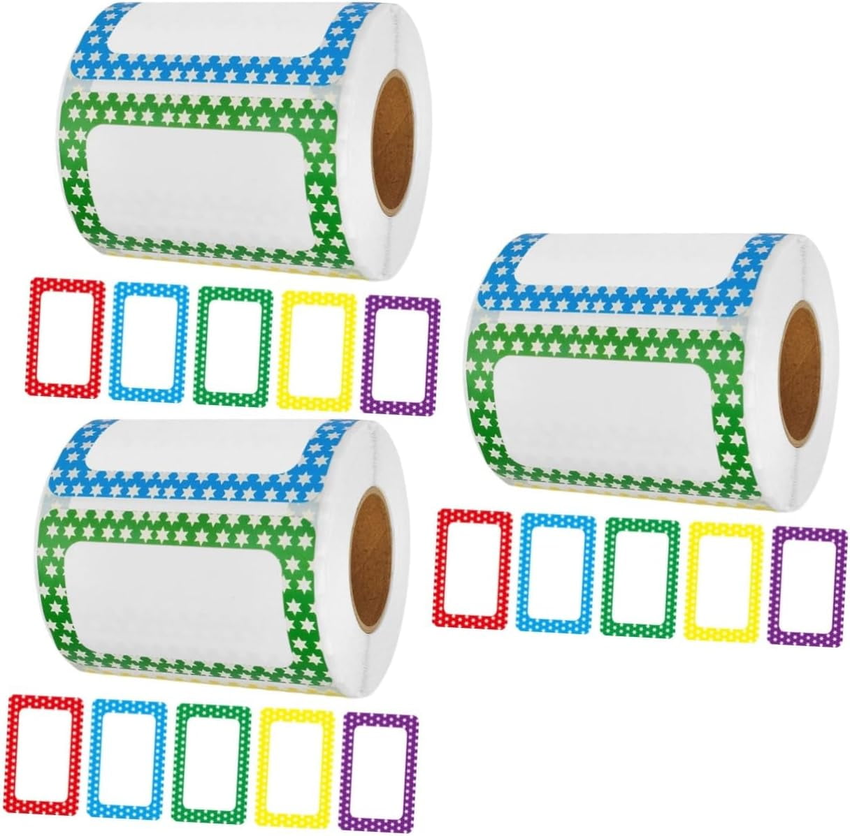 3 Rolls Blank Label Stickers The Office Stickers Jar Labels Stickers