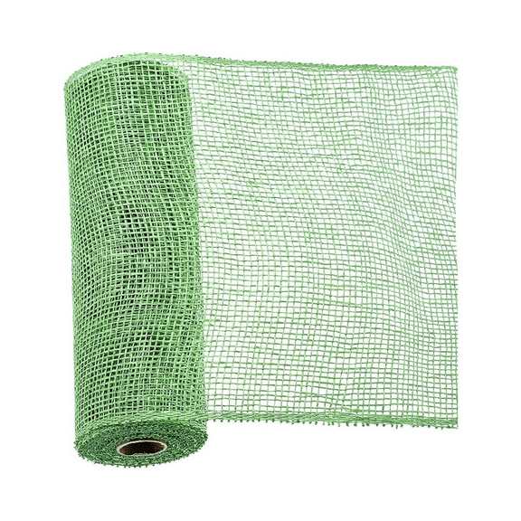 3 Rolls Burlap Decoration Mesh 10 Inch Wide Decorative Mesh Ribbon Wrapping Ribbon Rolls for Craft DIY Making