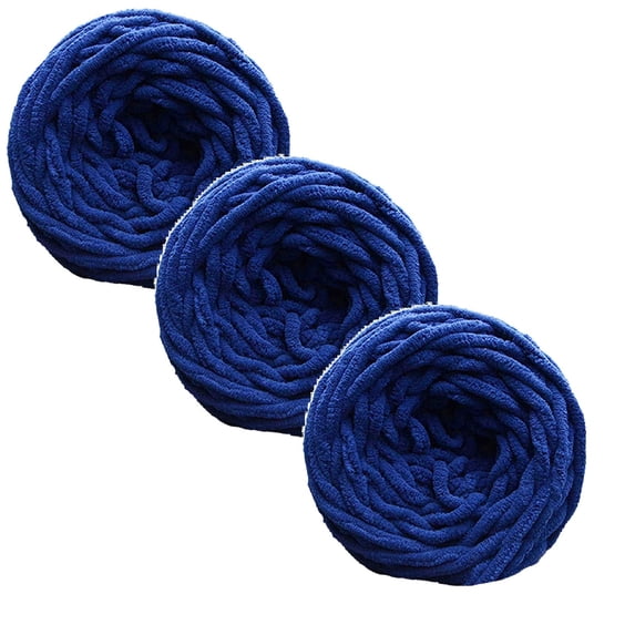 3 Rolls Chunky Yarn,Super Soft Acrylic Bulky Thick Washable Yarn for Arm Knitting DIY Handmade Blankets Scarf Sweater Cream 100g