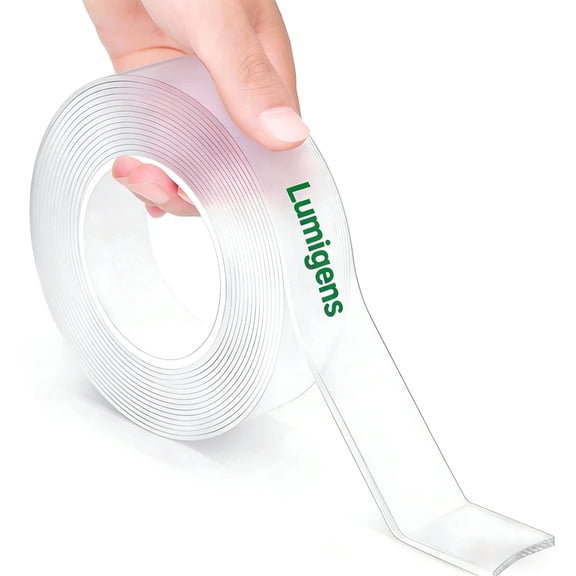 Rolls Double Sided Tape Heavy Duty, Extra Strong Nano Tape Adhesive Strips, Clear Mounting Tape Removable for Walls, Posters, Rug, Picture Hanging Acrylic