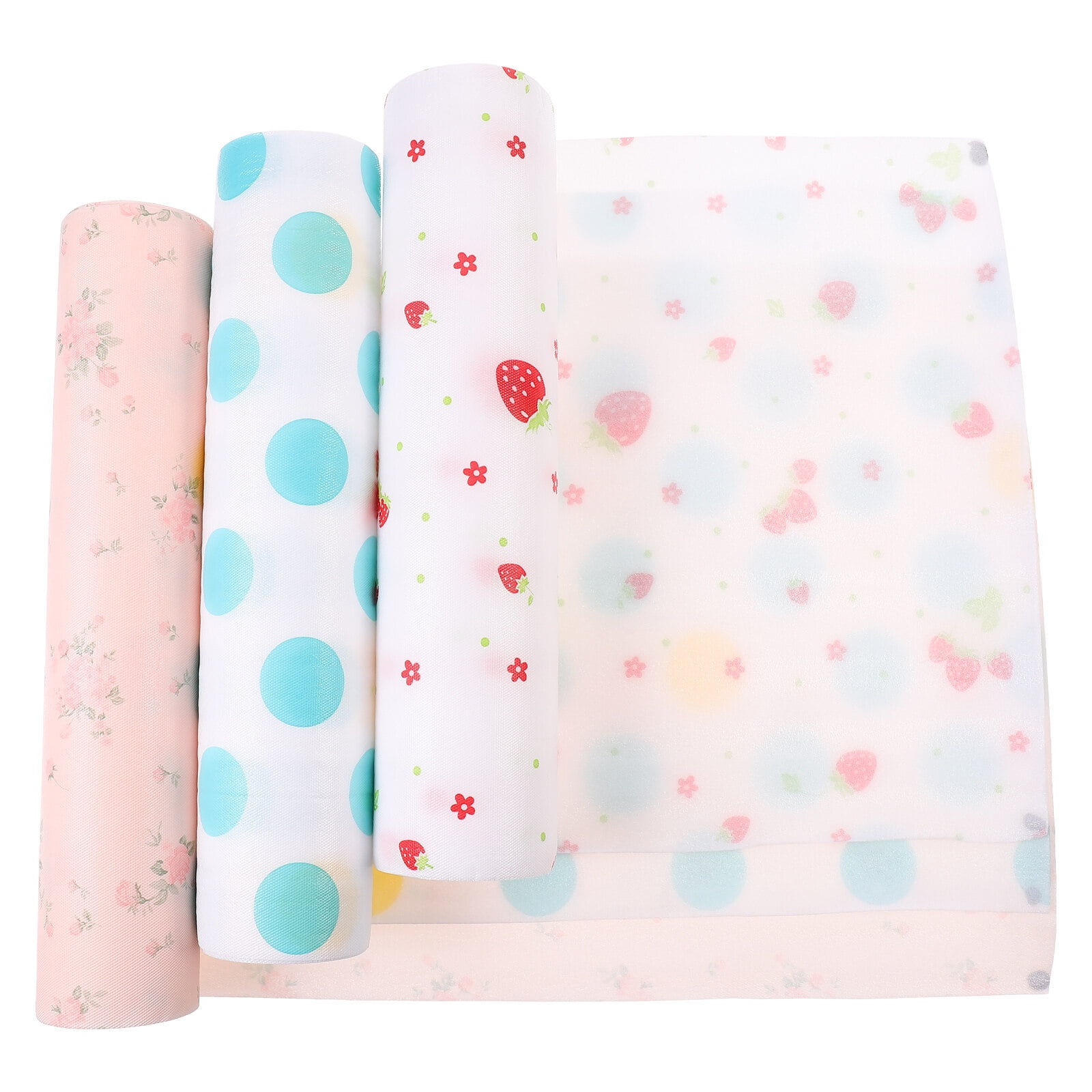 3 Rolls Fridge Liner Liner Stickers Waterproof Drawer Pad