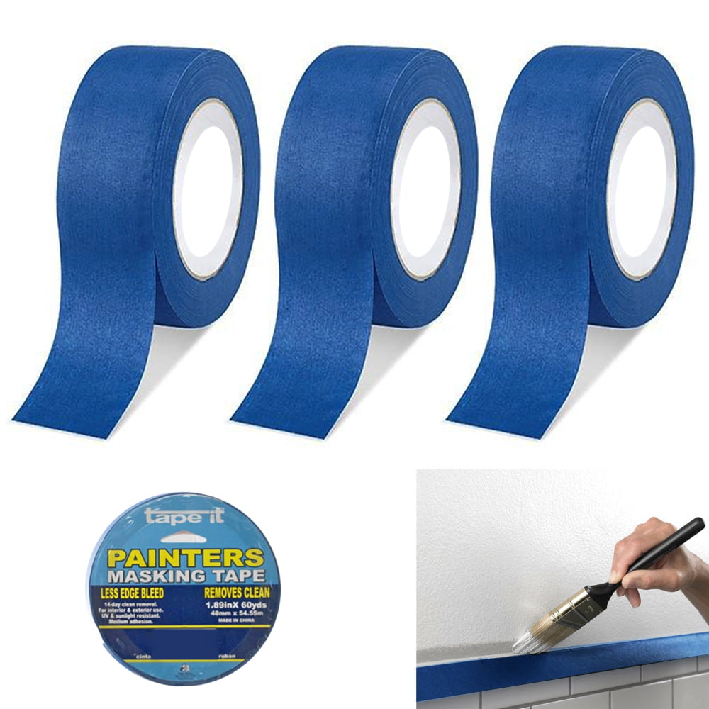 19mm 48mm 50 mm / 50 M Blue Tape Painters Maskingtape for Walls - China  Masking Tape, Paper Masking Tape