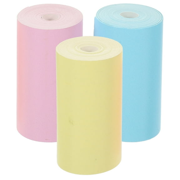 3 Rolls Multi-function Thermal Paper Small Size Printer Cash Register till Receipt Printing Scroll