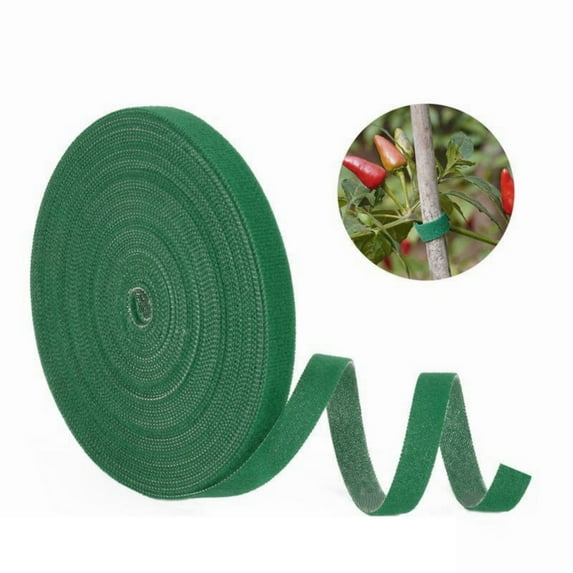 3 Rolls Multipurpose Reusable Plant Tie Wrap Velcro Strap for Garden Support
