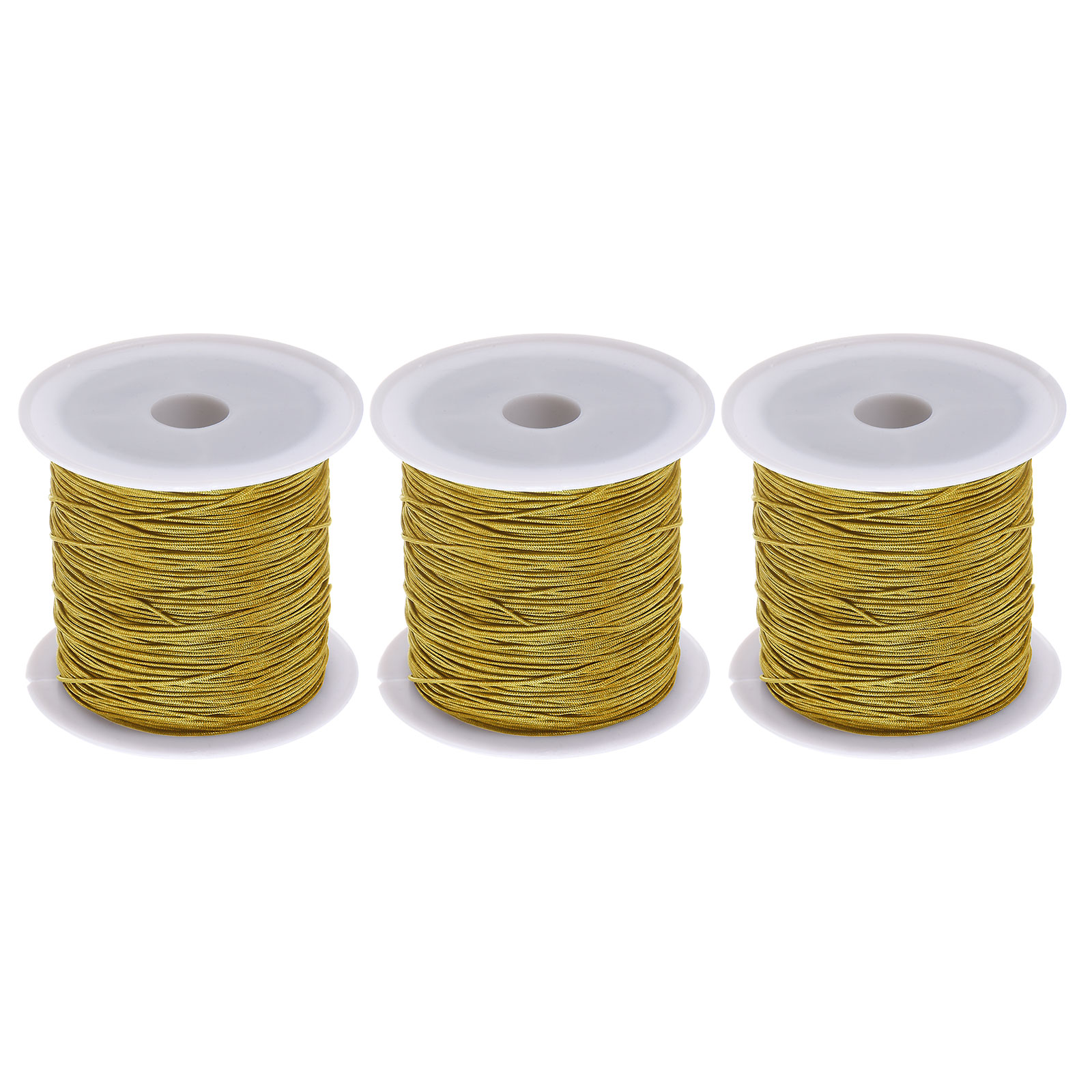 3 Rolls Nylon Beading Thread Knotting Cord 0.6mm 50 Yards Braided Nylon ...